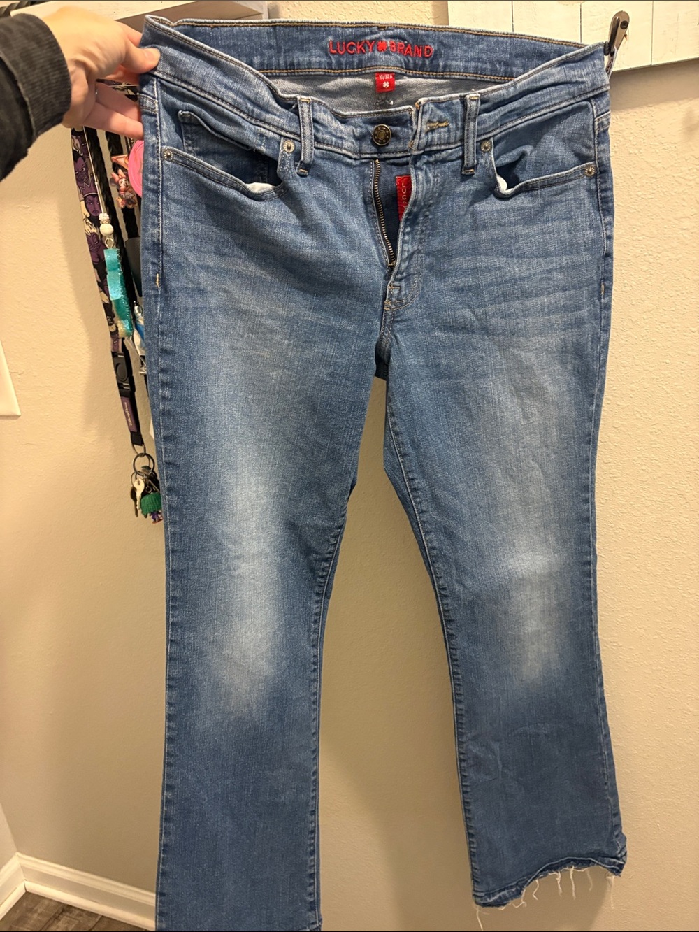 Lucky Brand Light Wash Flare Jeans - Faded Blue